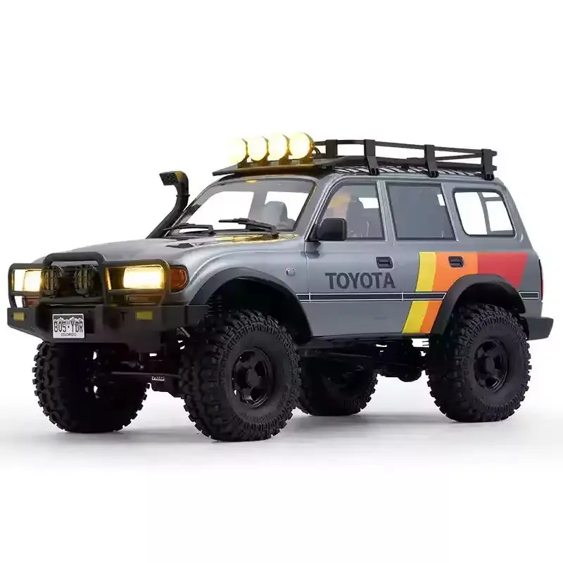 LC80 FMS FCX10 pro RC รถรีโมทคอนโทรล Off-Road จําลอง Toyota Land Cruiser LC80 ปรับแต่งของขวัญสําหรับวันหยุด