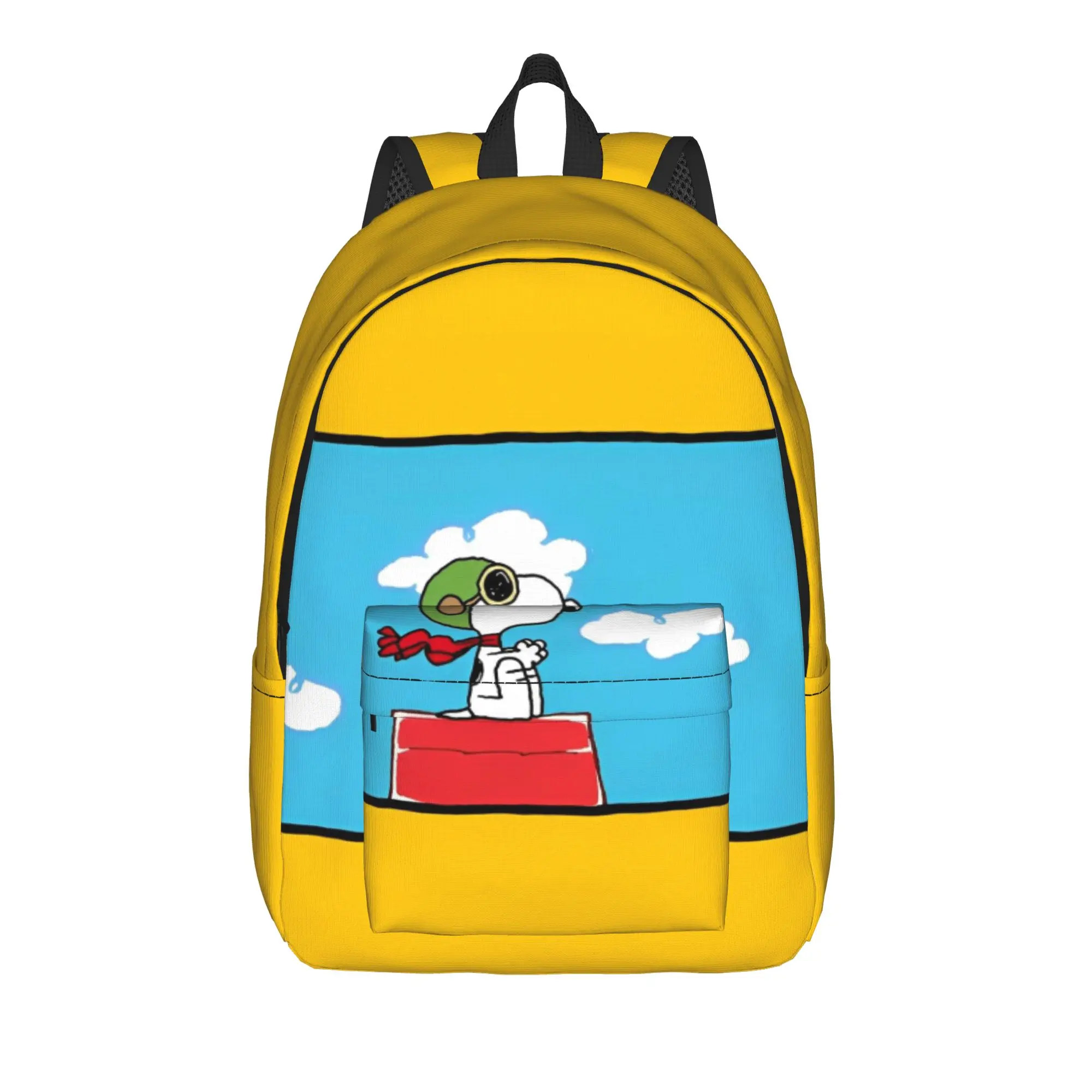 S-Dog-Snoopies Cartoon Backpack for Men Women Cool High School Work Daypack  College Canvas Bags Outdoor