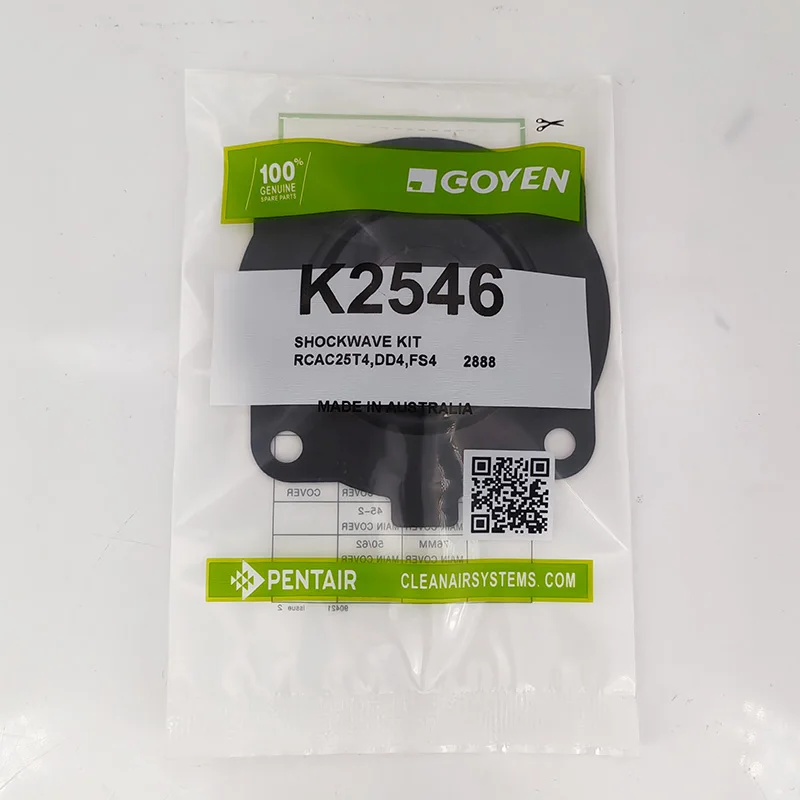 

Shockwave kit K2546 RCAC25T4 DD4 FS4 Pulse Valve Diaphragm Repair Kit