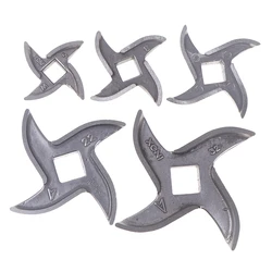 For Meat Grinder Blade Stainless Steel Turtle Back Knife Cross Blade Accessory 5/8/10/22/32 Type Meat Cutter Blade