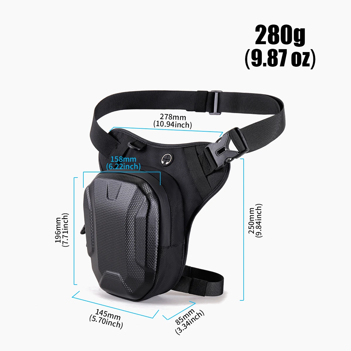 MAXTOP Marsupio Uomo Donna Unisex, Marsupio Impermeabile, con Jack per Cuffie e 4 Tasche con Cerniera, Cintura Regolabile per Allenamento all' aperto, Escursionismo