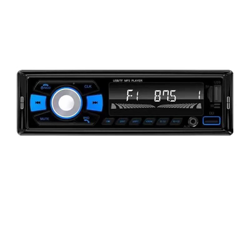 

Новый автомобильный FM-радио с 7 красочными огнями, автомобильный Bluetooth 12 В, MP3-плеер, подключаемая карта, U-диск, мультимедийное радио