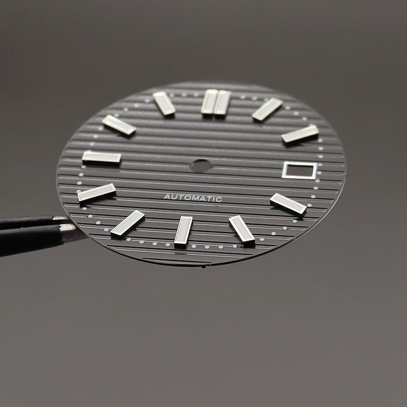Für Uhren der NAUTILUS-Serie, grün leuchtendes 29,8-mm-Zifferblatt, Uhrenzifferblatt-Zubehör für NH35, NH36, NH38, NH70, NH72 Uhrwerk, hochwertig – Detail 7