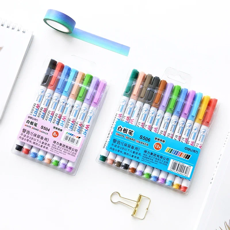 

Color Whiteboard Pen Set Red Blue Black Multicolor 8 Colors 12 Colors SET