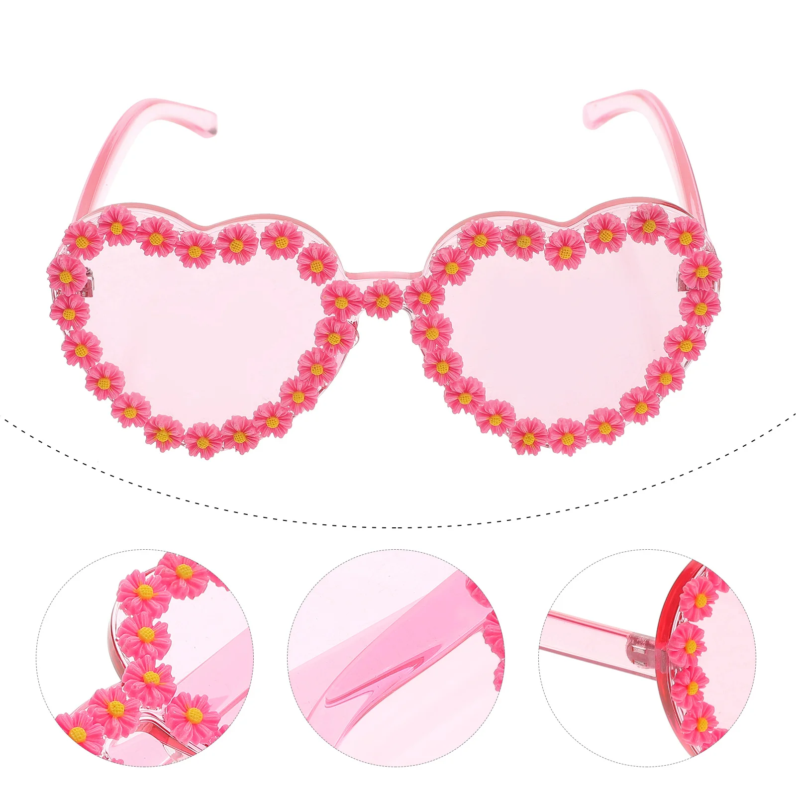 

Heart Shaped Sunglasses Fashion Pink Summer Beach Party Sunglasses for Women Trendy Stylish Heart Glasses Sun Glasses