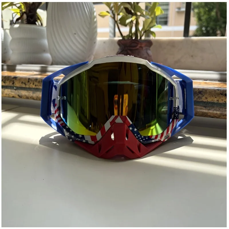 Gafas Protectoras Prácticas para Conducción Todoterreno, Varias Opciones de Lentes, Marco Flexible, Bloqueo de Polvo para Deportes de ATV, MTB y Enduro
