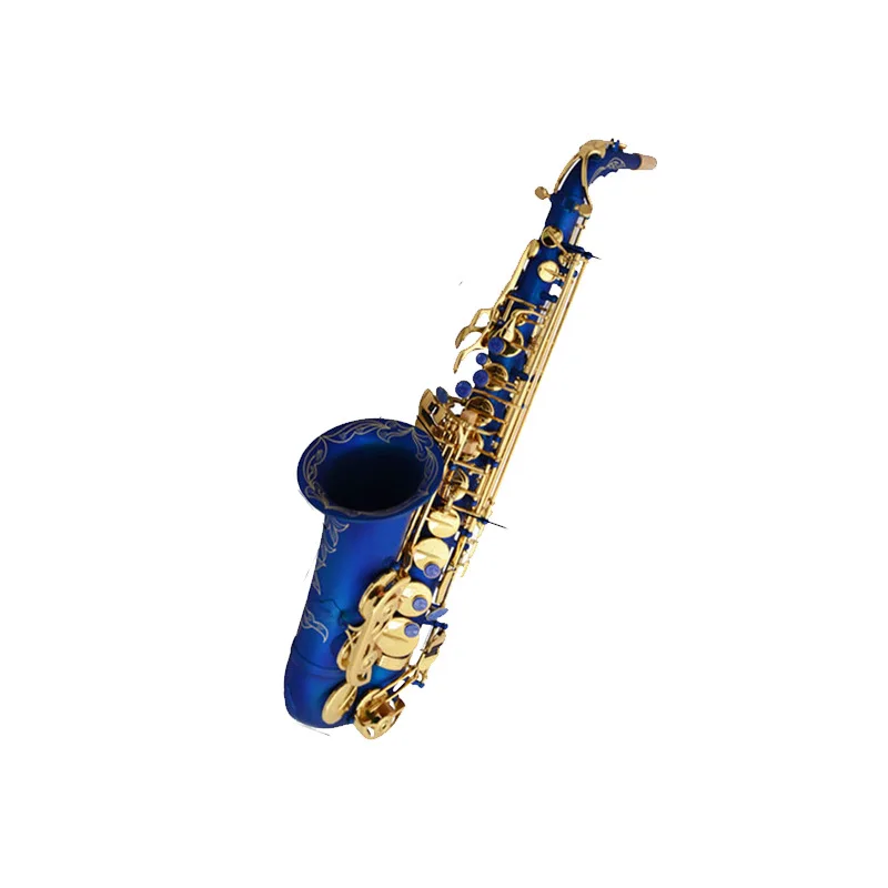 Advanced Professional Alto Eb Matt Blue Lacquer Saxophone SAX