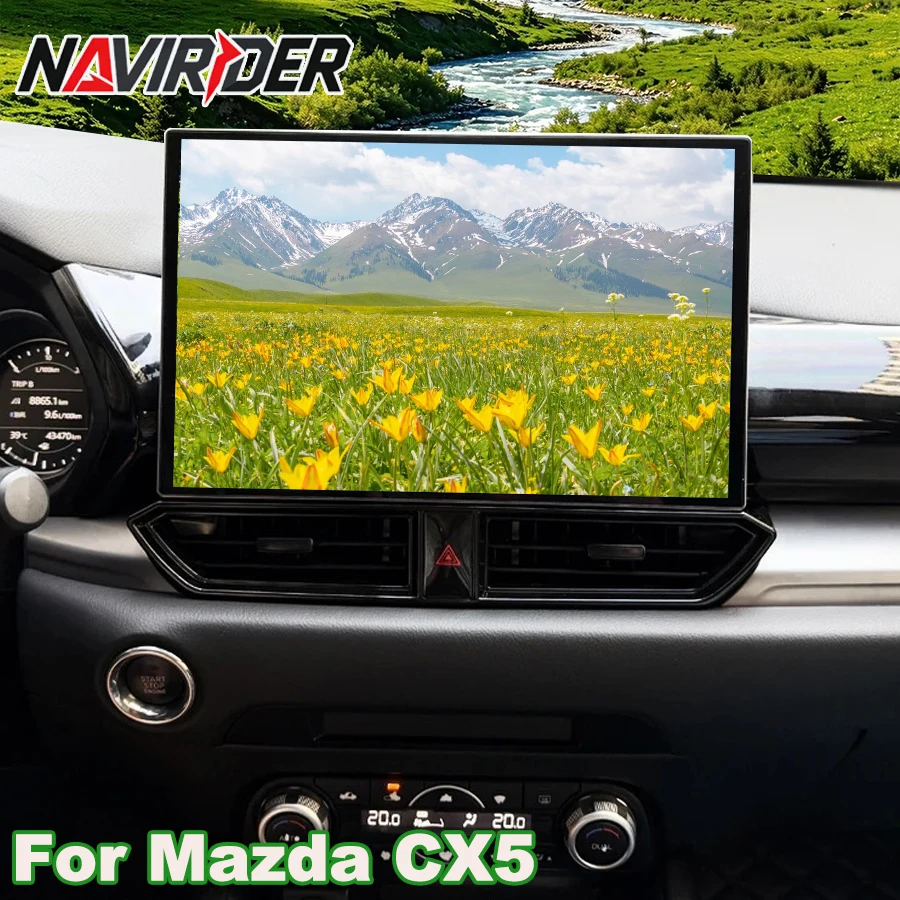 Dual System QLED Screen For Mazda CX5 2017-2022 Android 15 Car Radio Carplay GPS Navigation Stereo Multimídia RDS Video Player