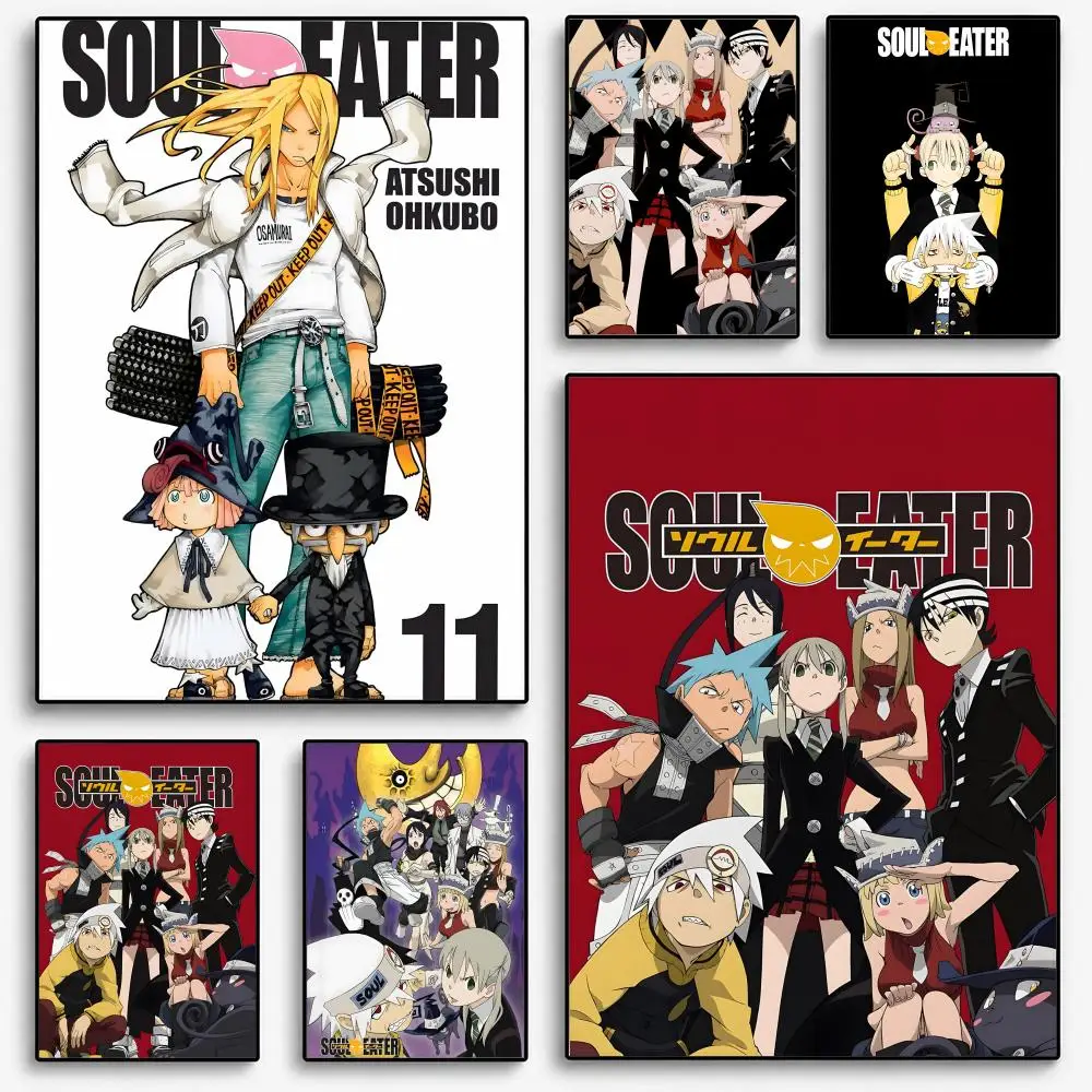 S-Soul E-Eater Anime Poster Room Home Decoration Interior Wall Art Printing Garage Posters Gift