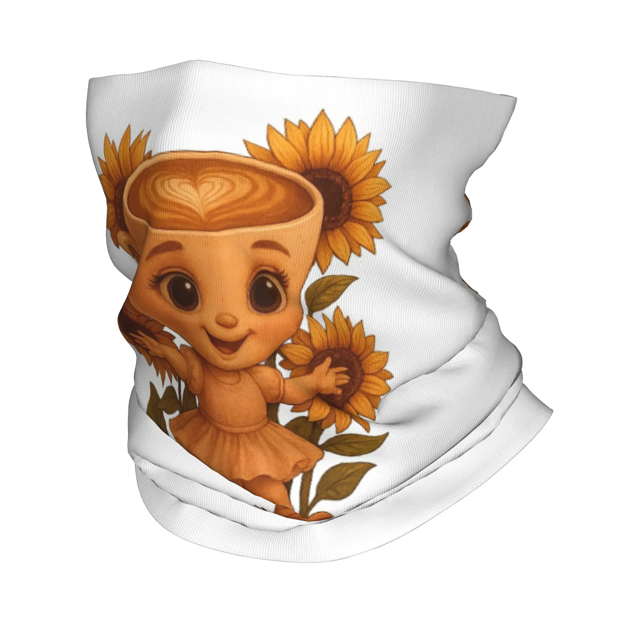 

Ballerina Cappuccino Assassino Italian Brainrot Sunflowers Bandana Neck Gaiter Printed Wrap Scarf Headwear Cycling Unisex Adult