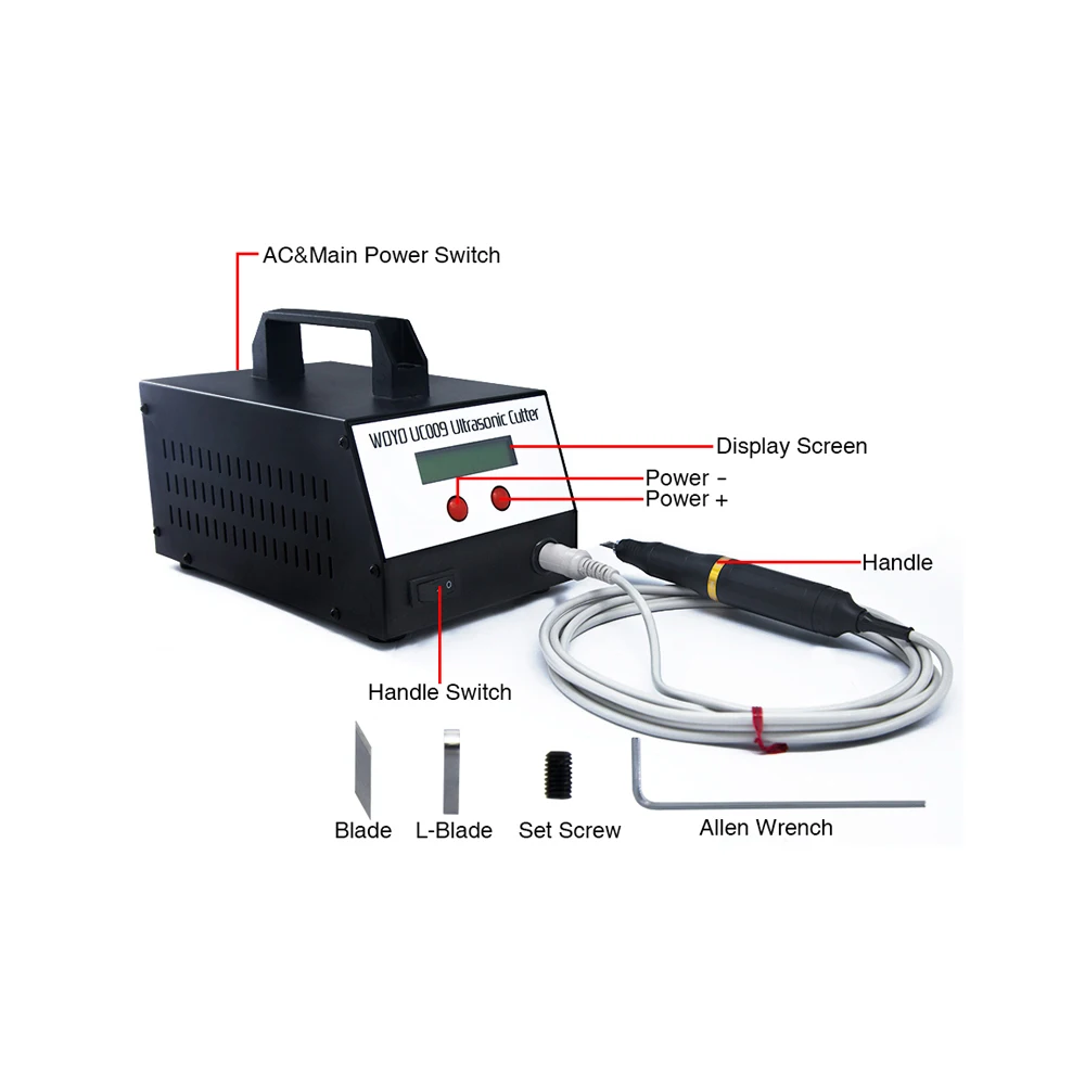 WOYO UC009 Ultrasonic Cutter Auto Meter Modified Automobile Instrument Modification Vehicle Repacking