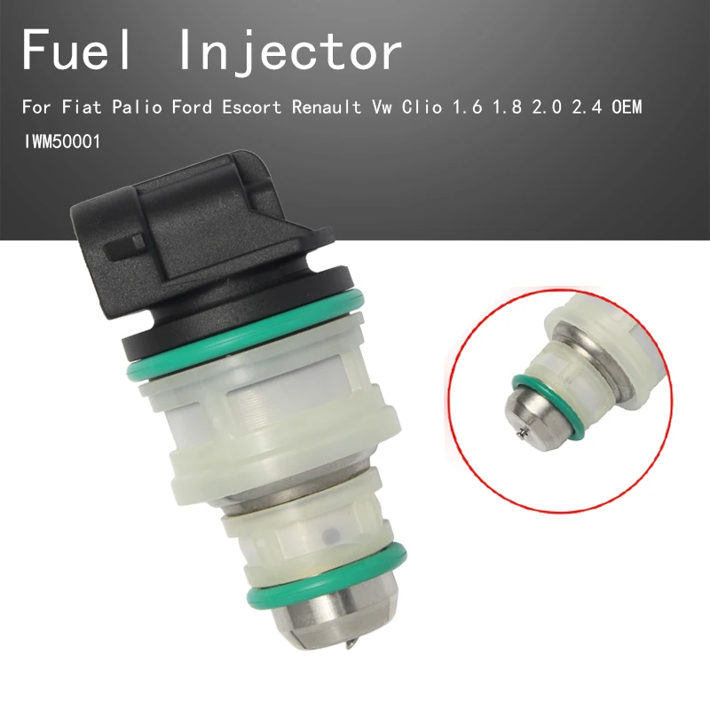 

Fuel Injector Nozzle For Fiat Palio Ford Escort Renault Vw Clio 1.6 1.8 2.0 2.4 OEM IWM50001