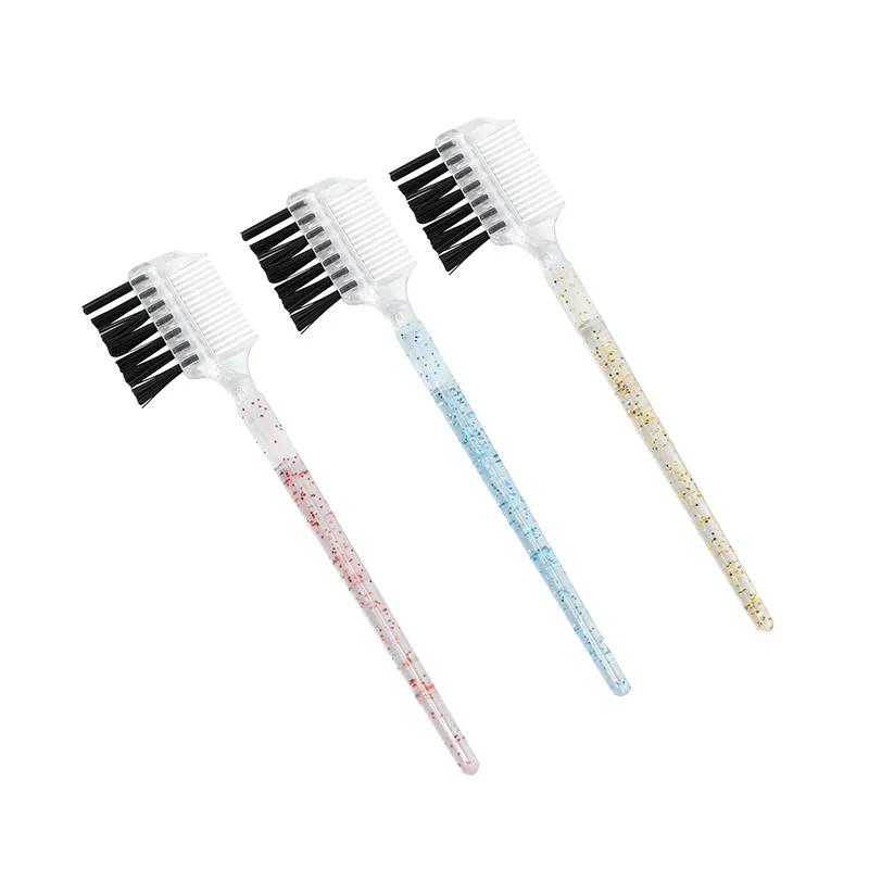 

50pcs Double-headed Makeup Tool Brush Eyelash Eyebrow Comb Blending Multifunction Plastic Handle Beauty Make Up Brushes Tools