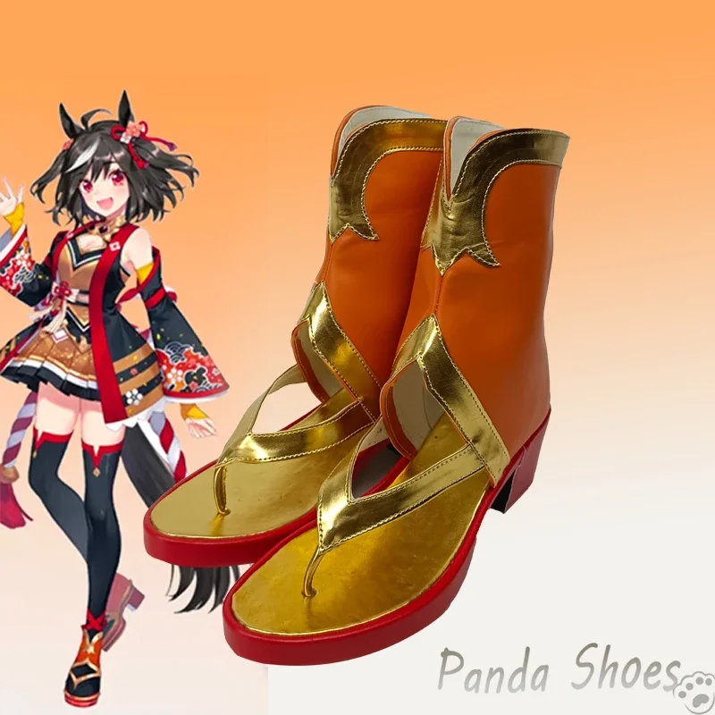 

Umamusume Pretty Derby Kitasan Black Cosplay Shoes Anime Game Cos Boots Cosplay Costume Prop Shoes for Halloween Party