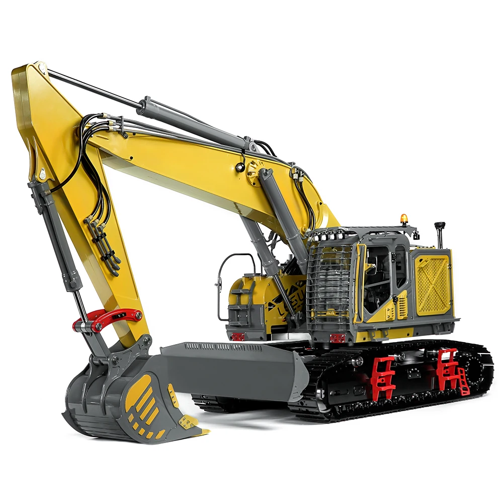 1/14 LESU Hydraulic RC Excavator Aoue ET35 Remote Control Painted Assembled Earth Digger Light Construction Vehicle Motor Light