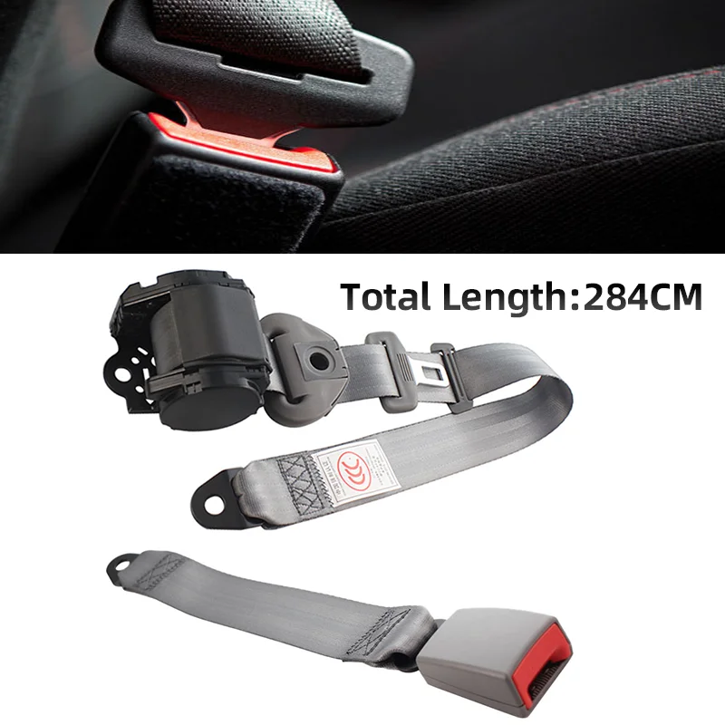 

Универсальный высококачественный автомобильный ремень безопасности, регулируемый ремень, выдвижной 3-точечный ремень безопасности для автомобилей, аксессуары для инженерных автомобилей