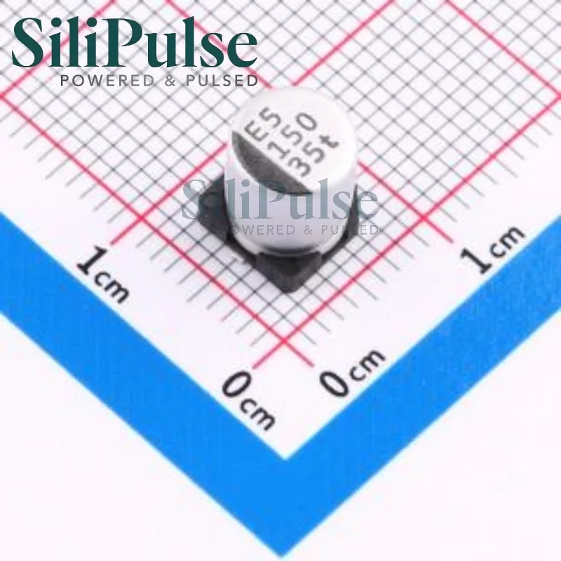 (50-200pcs) VZT151M1VTR-0607 SMD,D6.3xL7.7mm 100% Original In Stock 6.3mm*7.7mm 150μF ±20% 35VDC