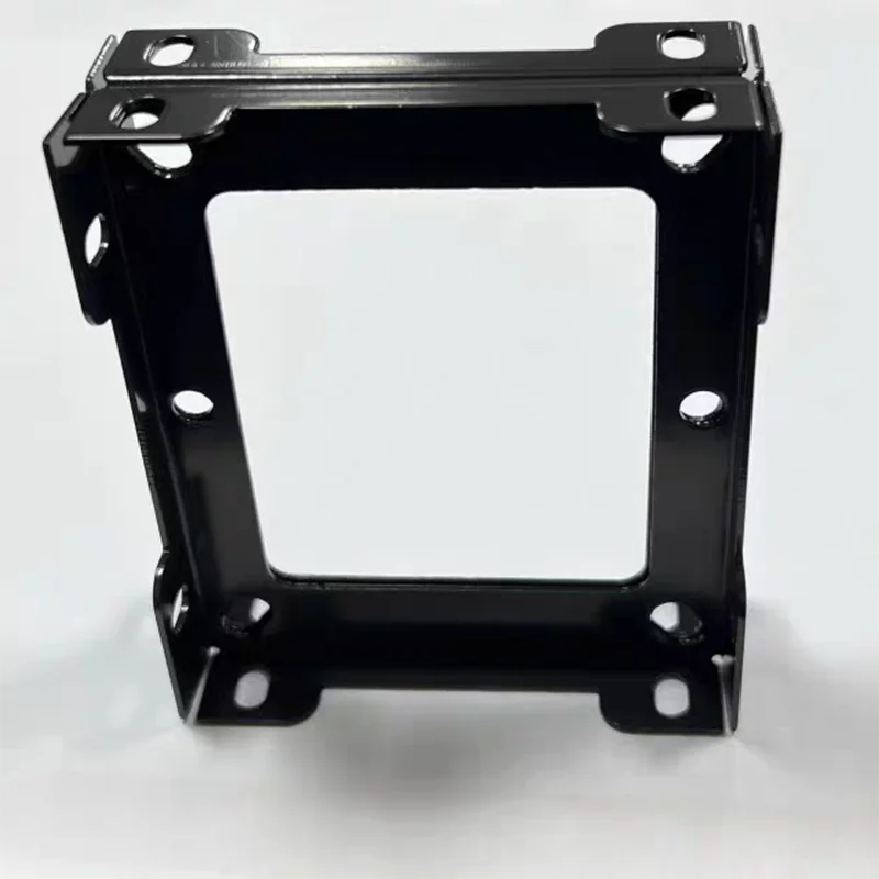 

2PCS Transformer Cover Brackets Transformer Shells End Bells Screening Can Sealing Shrouds Black Coated Metal Protective Shield