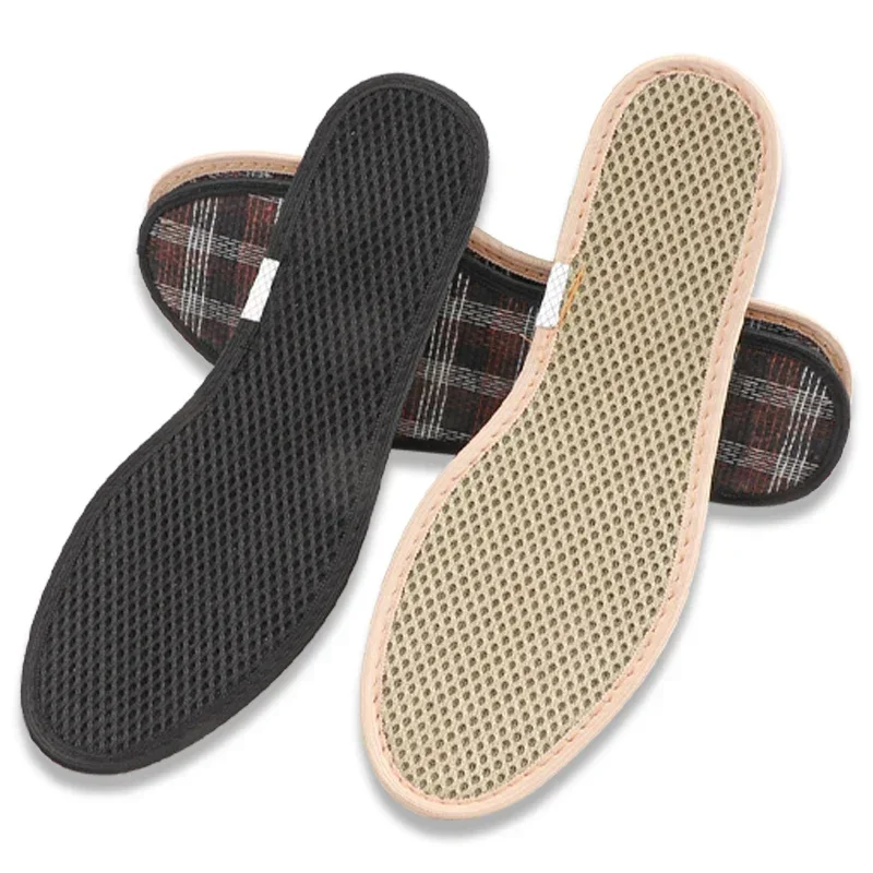 Bamboo Charcoal Deodorizing Insoles Soft Thickened Shock-absorbing Insole Outdoor Sports Sweat-absorbing Breathable Insoles