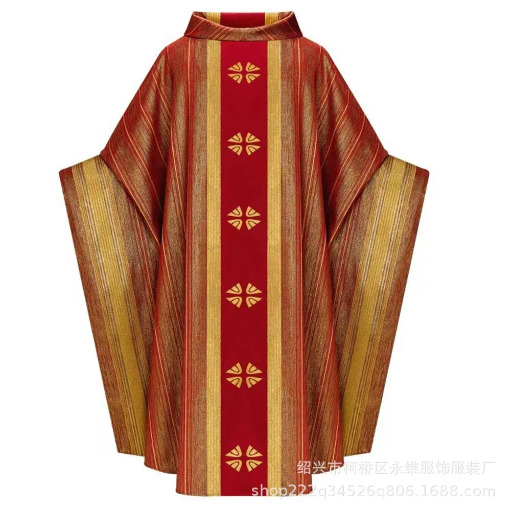 Długi szata z kapturem i klapami dla kobiet, inspirowana bliskowschodnim stylem, kostium vintage dla mężczyzn na występy sceniczne.