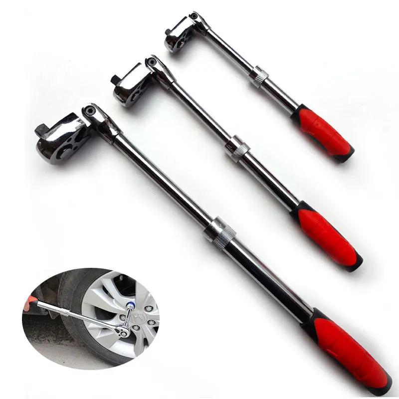 Aço Carbono Retrátil Ratchet Wrench Chave Rápida Automática Ferramenta de Mão Doméstico Reparação Automóvel 72 Dente K50 8