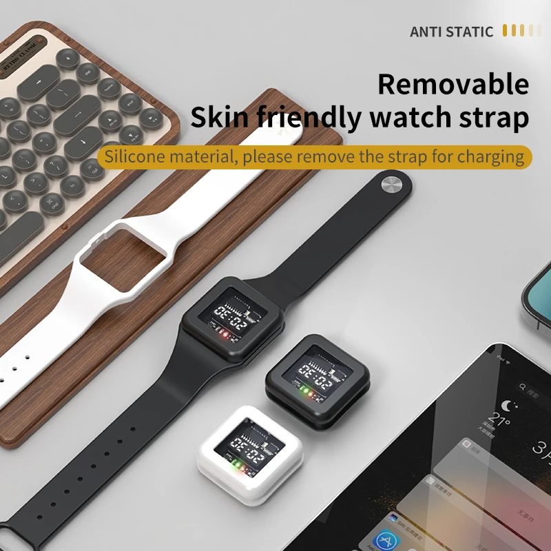 Xiaomi Anti-static Watch Home Workshop Wristband Instant Elimination To Reduce Static Electricity Anti-static Watch Time Display