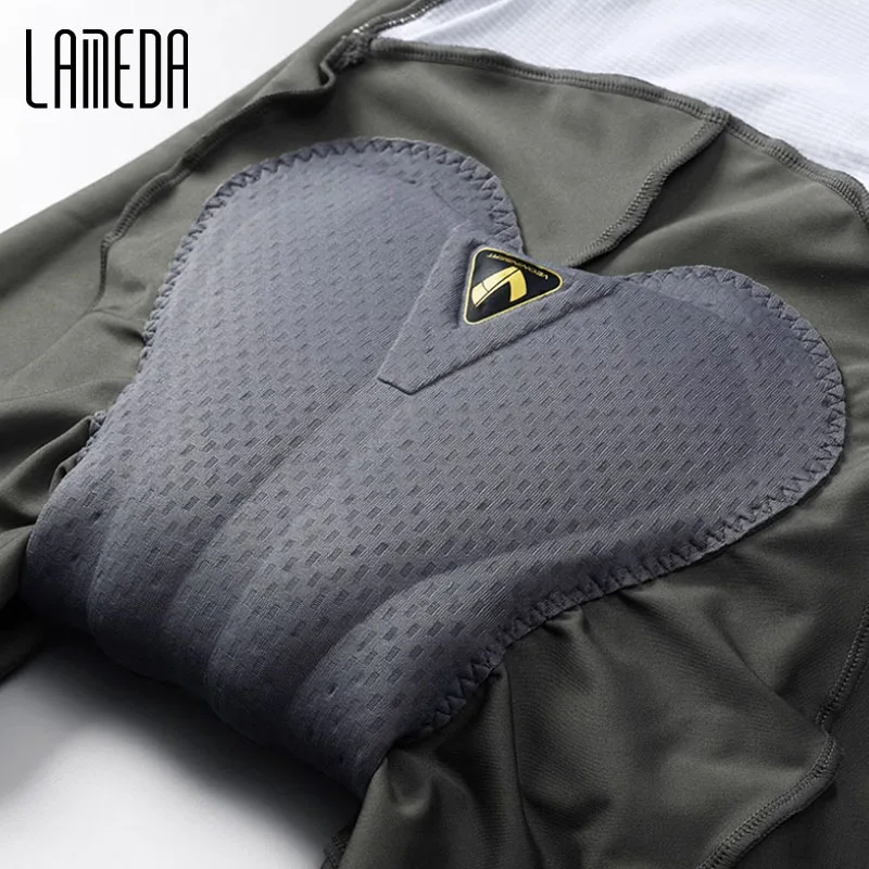 Lameda Bicycle Shorts Pants Breathable Men\'s Cycling Bibs Shorts High Elastic Cycling Shorts With Pockets Mtb Cycling Clothing