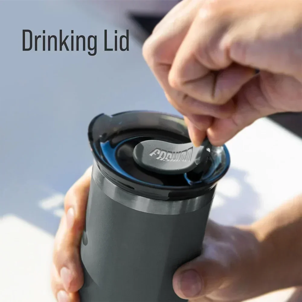 Vacuum Insulated Coffee Mug Cup Thermal Tumbler with Drinking Lid Stainles Steel Thermo Bottle for Hot Drink Travle Vacuum Flask