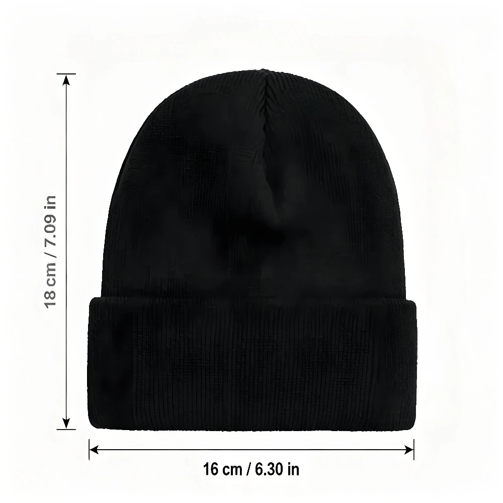 Christian Religious Beanie Hat Jesus Died for Us Scripture Cap Suitable for Church Winter Warm Knit Skull Cap