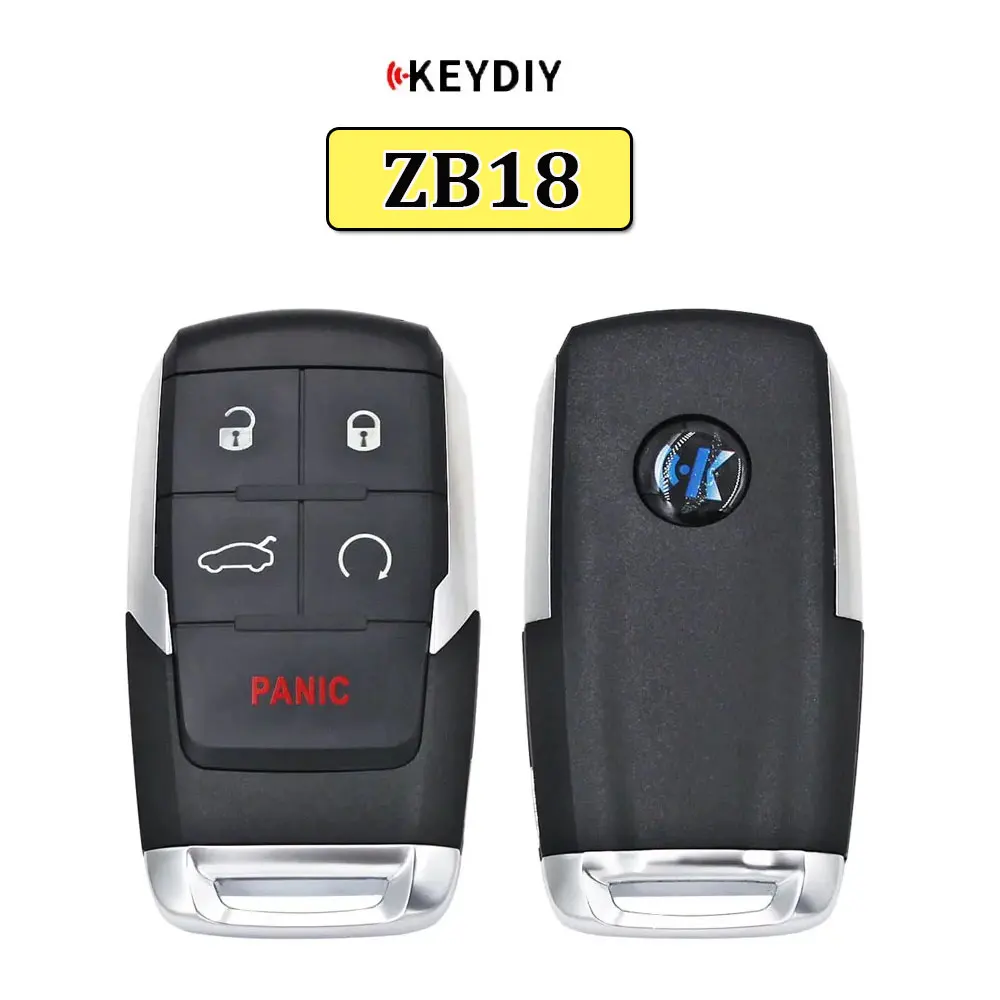 

KEYDIY ZB18 Universal Smart Key 5 Buttons for KD-X2 KD900 Mini Fit More Than 2000 Models KD Remote Key Replacement Accessories