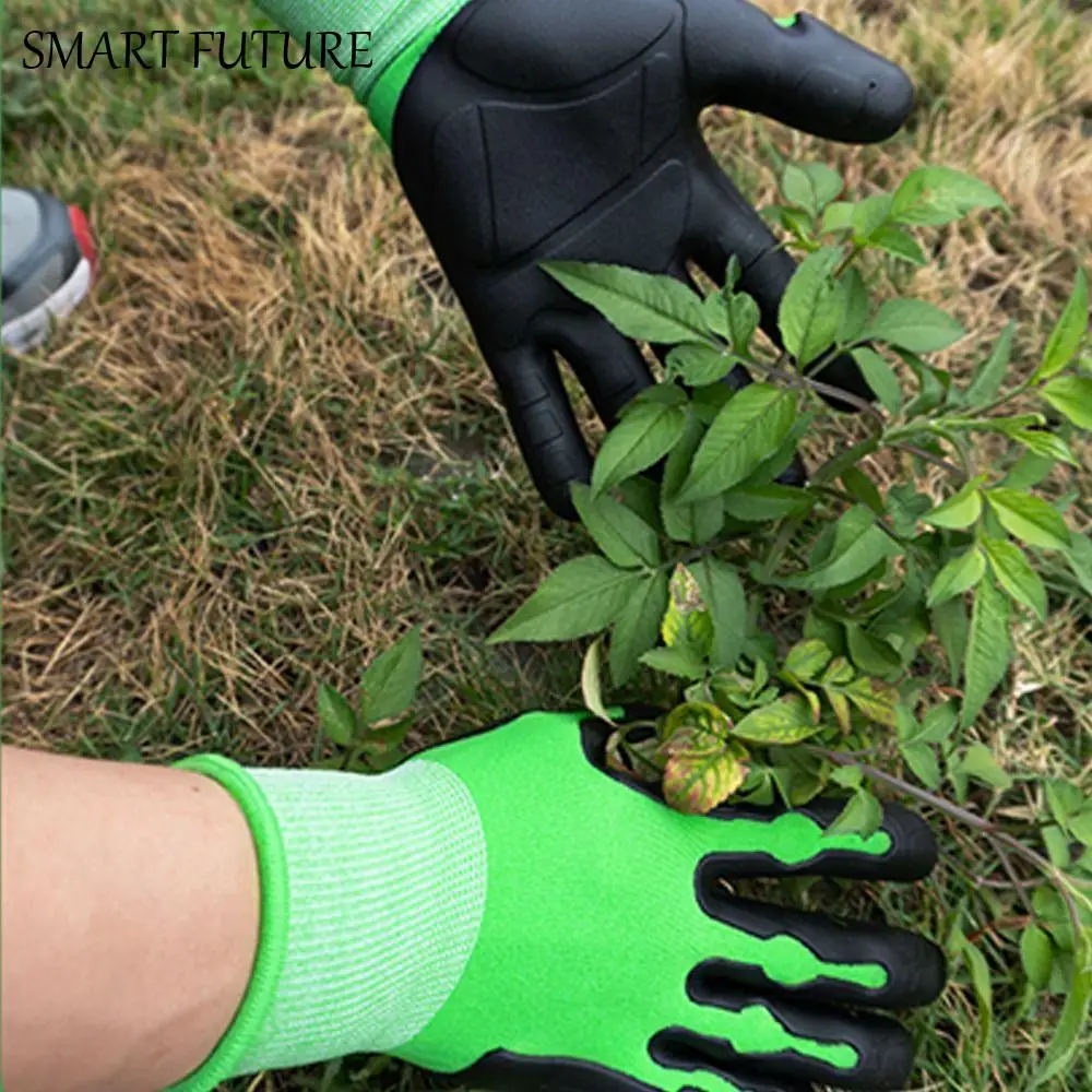 

Breathable Gardening Work Gloves Nylon Puncture Resistant Protective Gloves Waterproof Non-Slip Professional Gloves