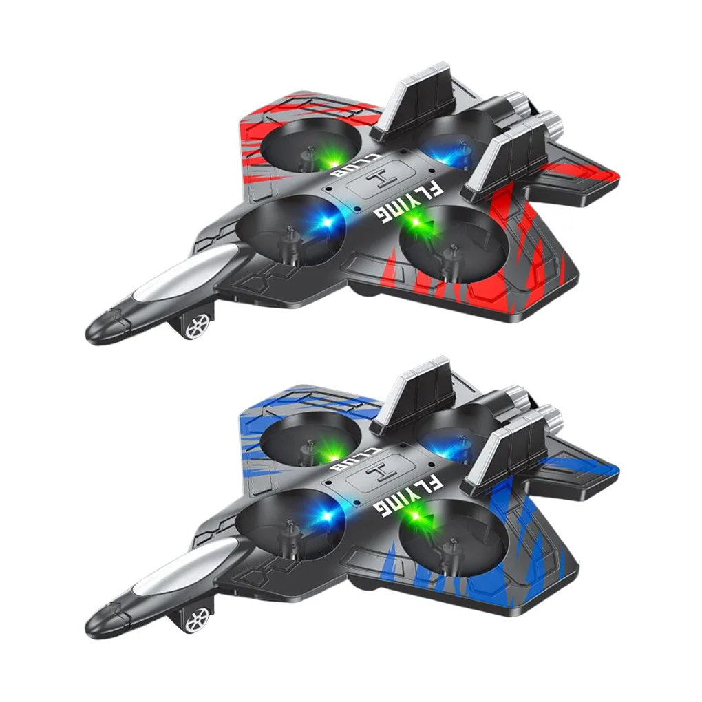 RC الطائرات EPP لعبة رغوة مقاتلة RC طائرات بدون طيار قابلة للشحن أربعة محركات لعبة هليكوبتر 2.4G حيلة مع ضوء RC هواية طائرة نفاثة #5