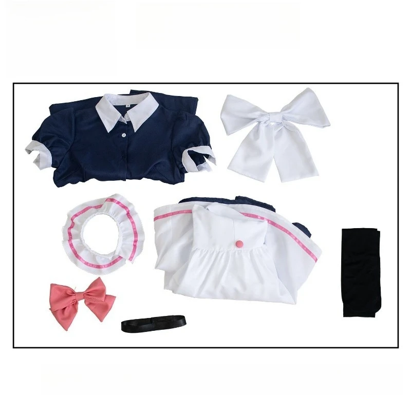 أزياء أنيمي أيأسه مومو التأثيرية أزياء خادمة كاواي فستان موحد لوليتا جيراي كي للنساء أزياء لعب الأدوار في حفلات الهالوين #5