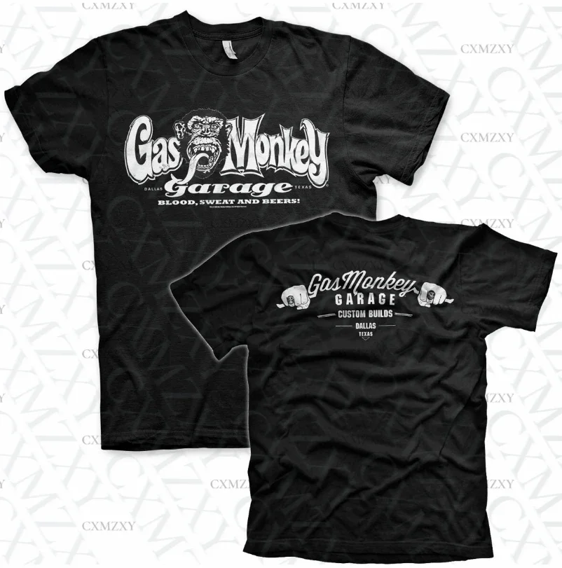 تي شيرت Gas Garage Affe GYSOT Monkey احصل على بعضًا من هذا المعطلة للرجال #3