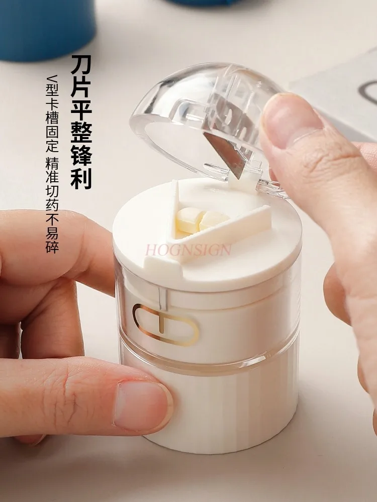 

Manual medicine cutter, tablet divider, grinder, powder grinding box, portable