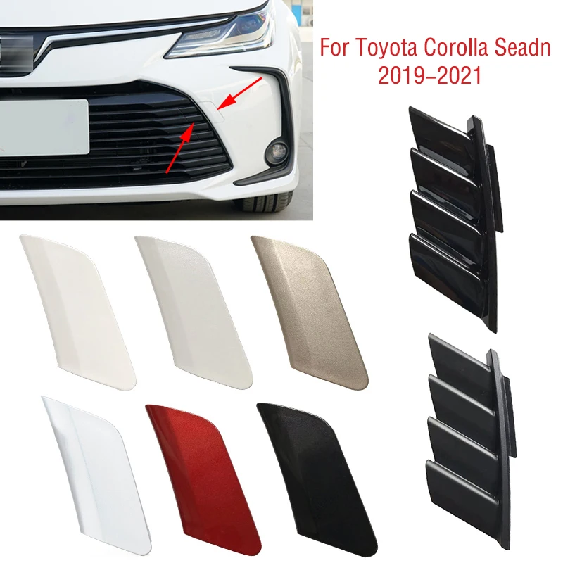 Capuchon Crochet Remorquage Arrière Argent – 5216102080 – Compatible Toyota Corolla 2019 2020 2021 – Protection Œil Crochet Pare-Chocs