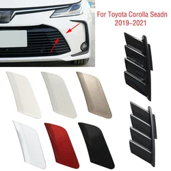 1PC For Toyota Corolla Altis Seadn 2019 2020 2021 Car Front Bumper Tow Hook Cover Cap Trailer Hauling Eye Lid Lower Grille