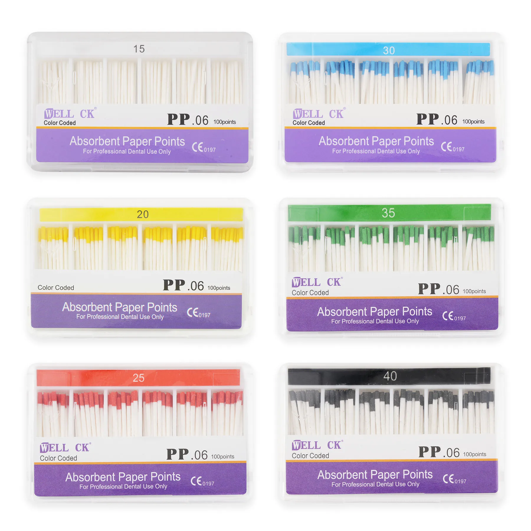 1 Box DRAGON DENT Dental Absorbent Paper Points Sterile Mixed Sizes 02 04 06 F1 F2 F3 Taper For Dentist Use Dentistry Materials