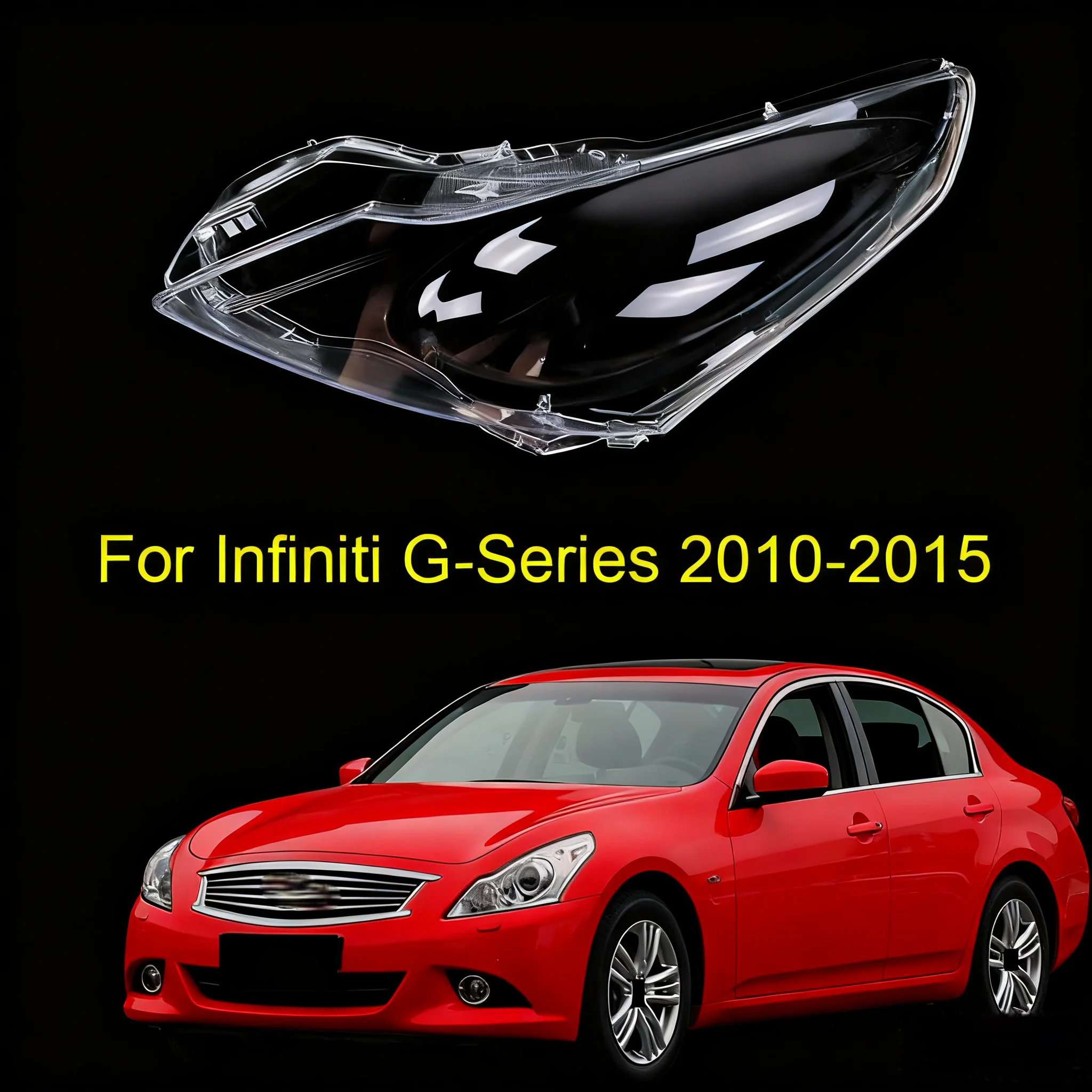 

Для Infiniti G серии G37 G35 G25 2010 2011 2012 2013 2014 2015 крышка объектива фары стекло лампы корпус абажура