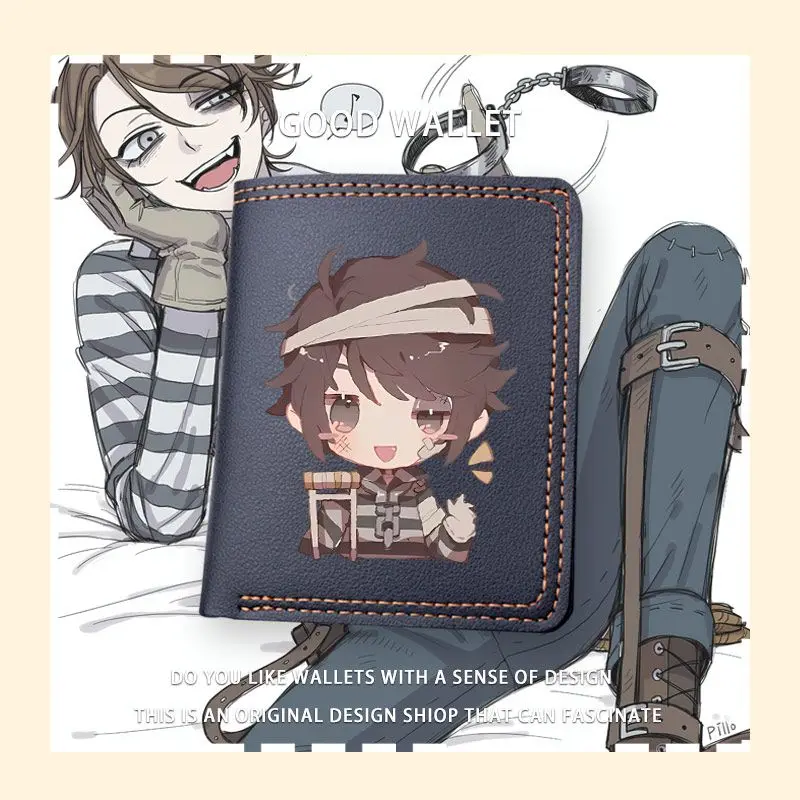 

Аниме Identity V Game 2025 Cos Prisoner Luca Balsa и т. д. Унисекс 9,3x11x1 см с мультяшным принтом, студенческий милый короткий кошелек для монет