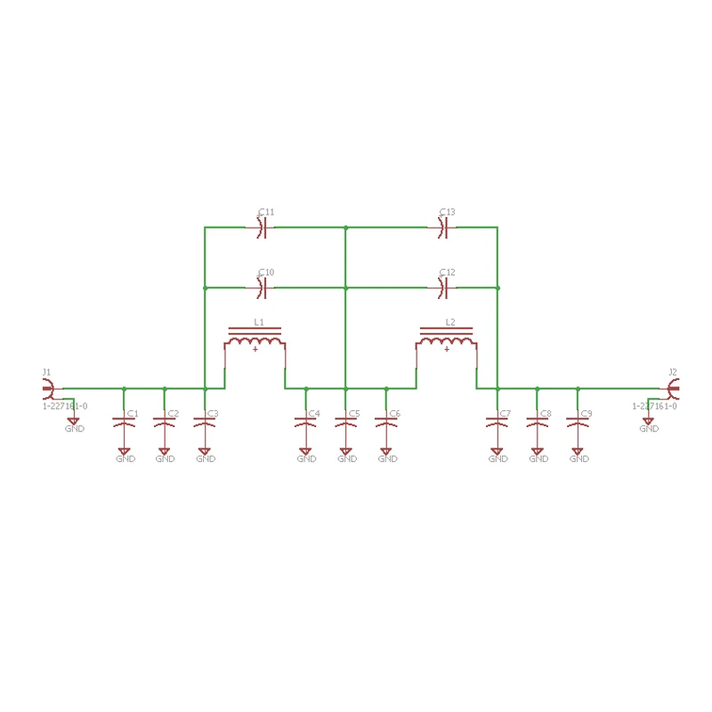 100W Low  Pass Filter 20M/30M/40M LPF For TX