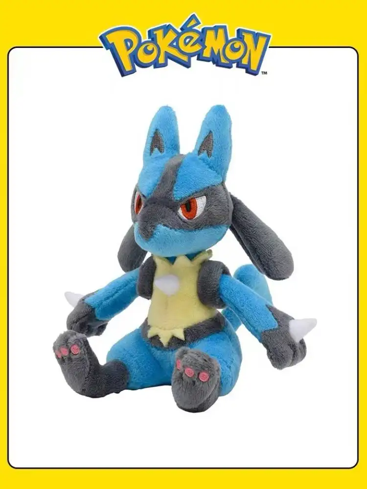 Original PC Pokemon Fit Riolu Lucario Gible Gabite Garchomp Gonbe Hippowdon Skorupi Drapion Dolls Plush Toys Children Gifts