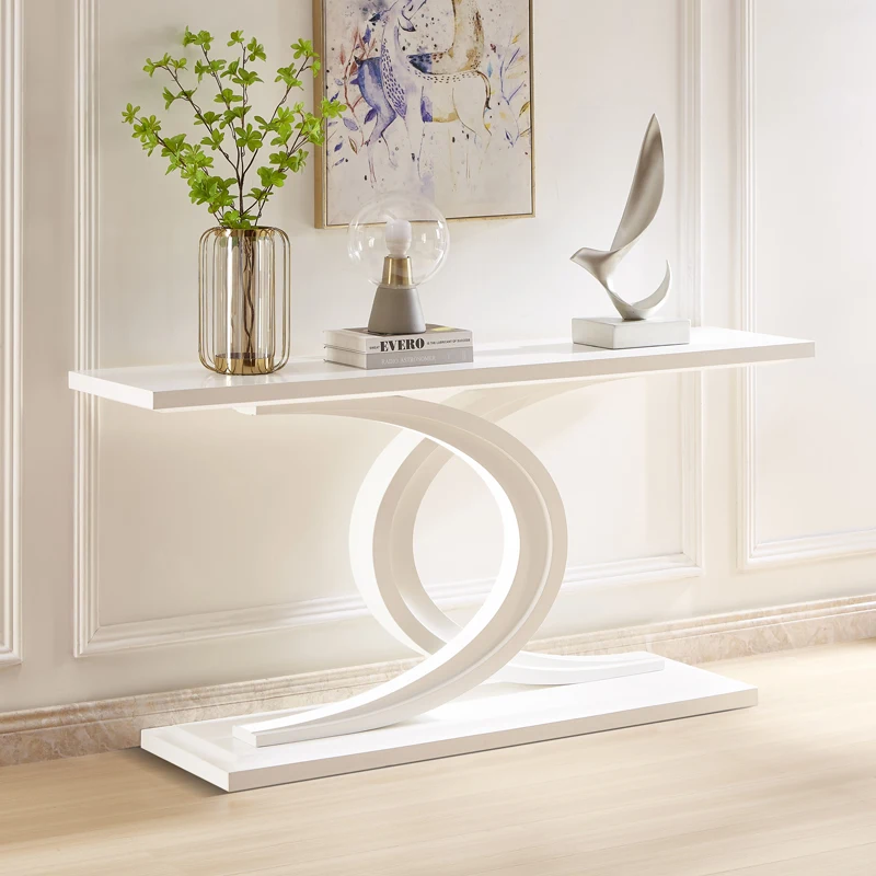 

For Nordic Modern Console Table Glam Luxury Porch Entrance Console Table Trendy Beauty Mueble Recibidor Entrada Hallway
