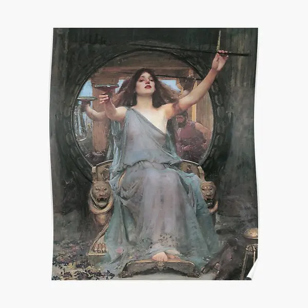 Circe Offering The Cup To Ulysses John  Poster Art Decor Modern Home Mural Vintage Print Funny Picture Decoration No Frame