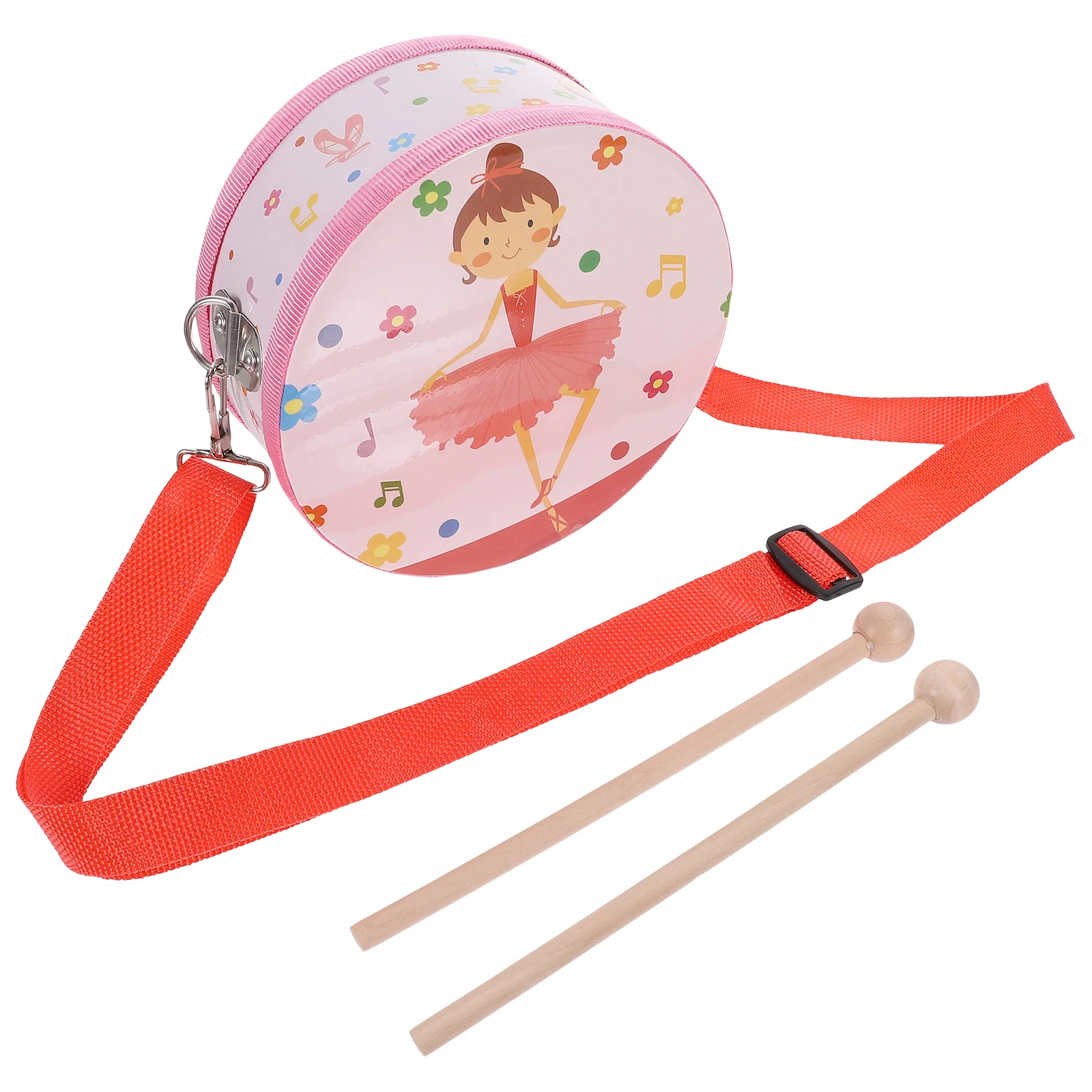 

Toy Drum with Strap Percussion Educational Music Child Kids Straps Children’s Toys