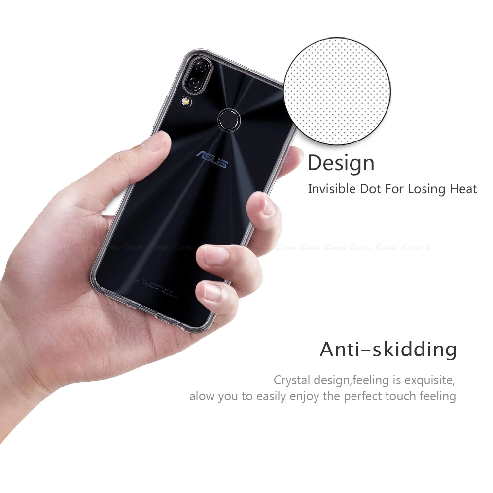 Ultra Thin Slim Clear Soft TPU Protective Case For Asus ZenFone  5 5Z ZS620KL ZE620KL Silicone Back Phone Cover