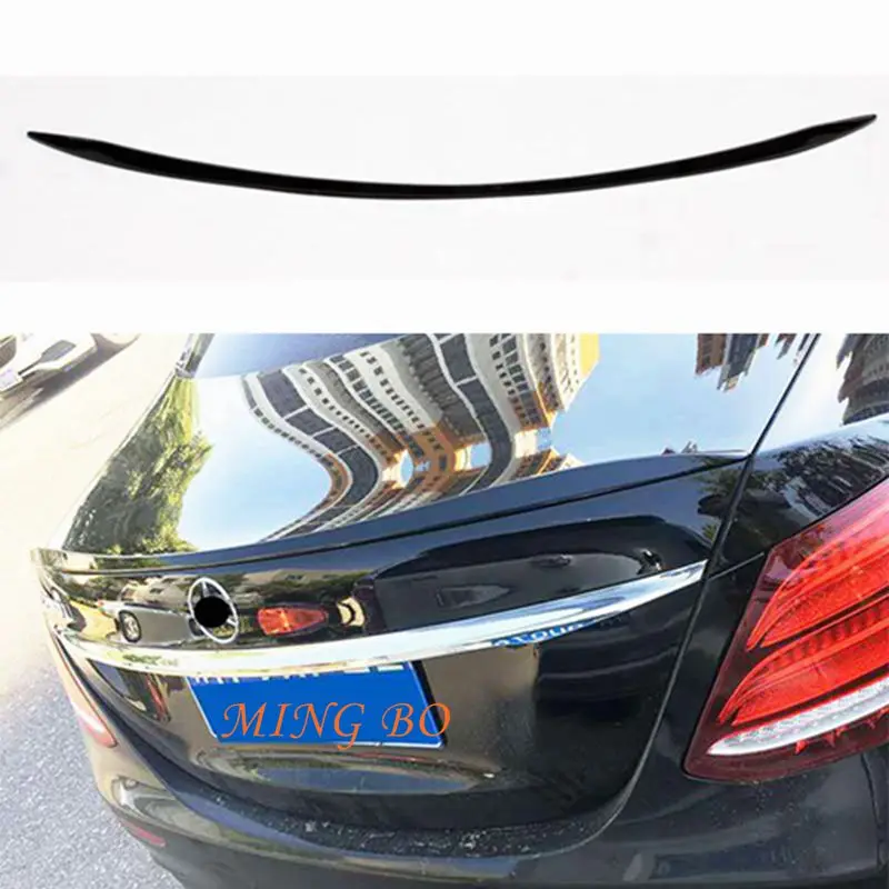 

FOR Mercedes-Benz E-Class W213 4Door Sedan C63 Style Carbon Fiber Rear Spoiler Trunk Wing 2016-2023 FRP Forged carbon