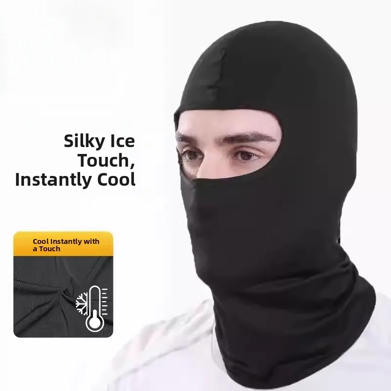 

Шапка для мотоциклистов Bla Ice Silk: Ветрозащитный и солнцезащитный внутренний чехол для полнолицевого шлема, уличная кепка в стиле Street Sle