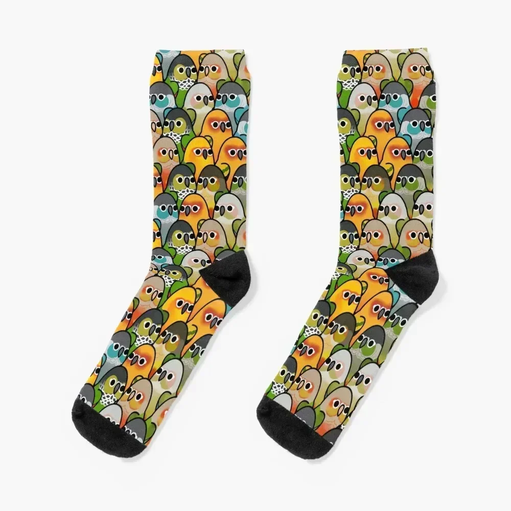 

Too Many Birds! - Conure Squad Socks golf happy Men's Socks Luxury Women's