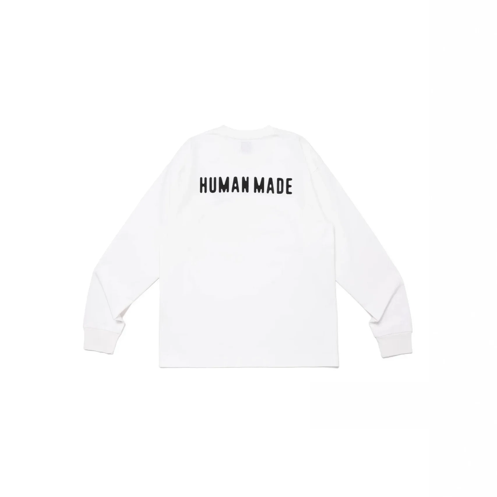 Human Made Small Heart Print Long Sleeve T Shirt Loose Fit Casual Unisex Couple Style
